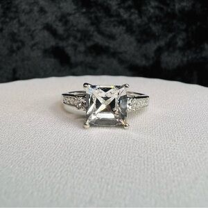 Sterling Silver Swarovski Crystal Ring